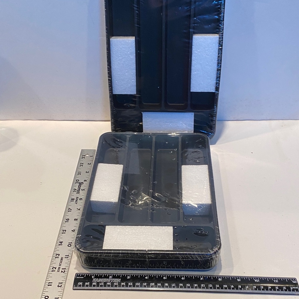 NIP Set of 2 Storage Organizers for Cutlery or Desk Drawers